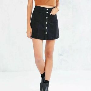 BDG Black Jean Skirt
